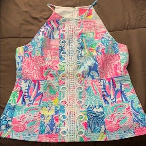 NWT Lilly Pulitzer Summer Remix Pearl Top, Size 14
